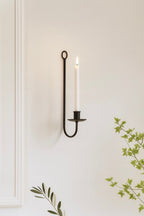 French Wrought Iron Candle Sconce:Double & Single