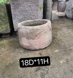 Round Vintage Stone Trough Sink - Apollo Series