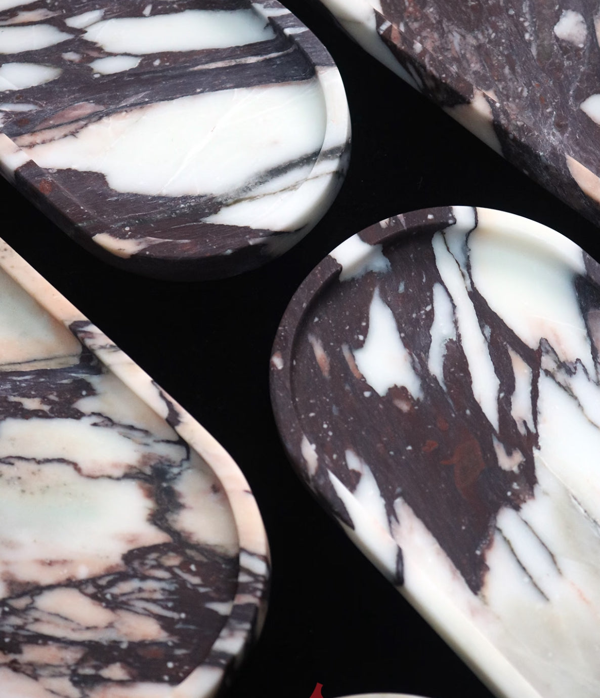 Italian Viola Marble Tray-- Various Style
