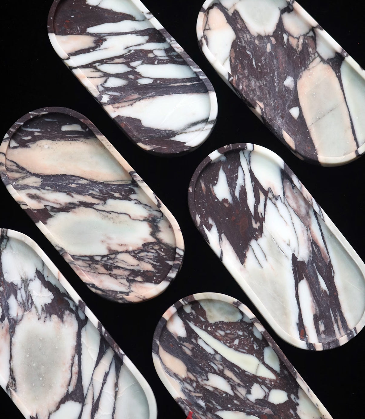 Italian Viola Marble Tray-- Various Style