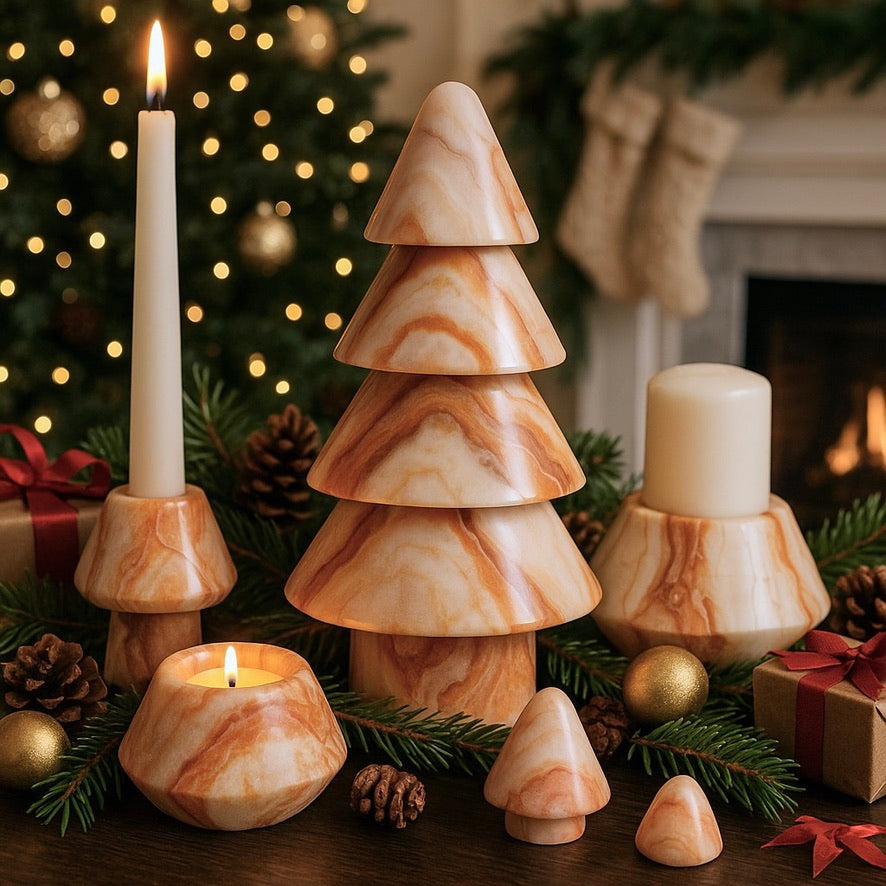 Versatile Marble Christmas Tree--Multiple Colors