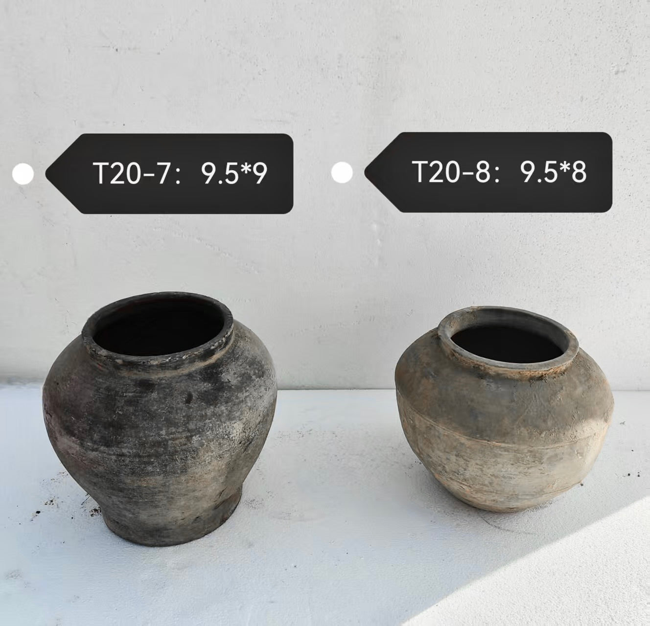 Vintage Rustic Clay Pot-Medium Size