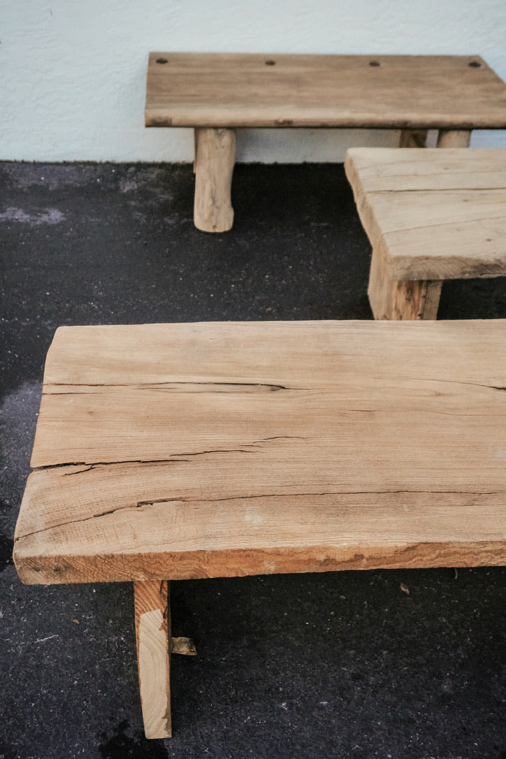 Monterey Vintage Coffee Table Reclaimed Elm Wood