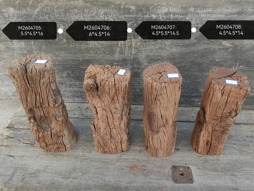 Antique Natural Tree Trunk Stool