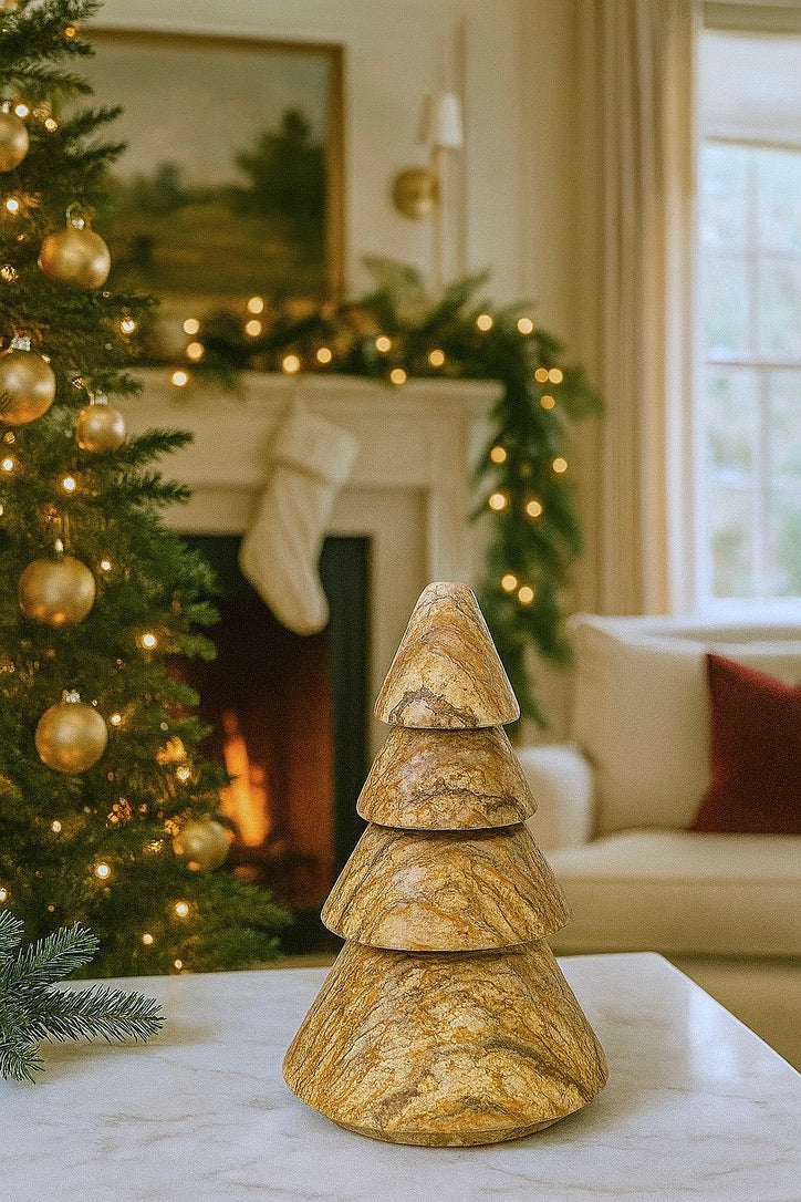 Marble Christmas Tree – Set or Singles,5 Colors