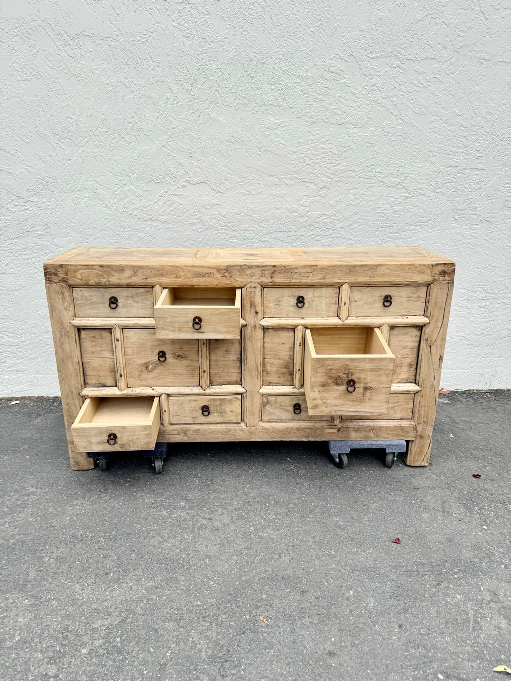 Vintage Chinese Grain Storage Cabinet Sideboard