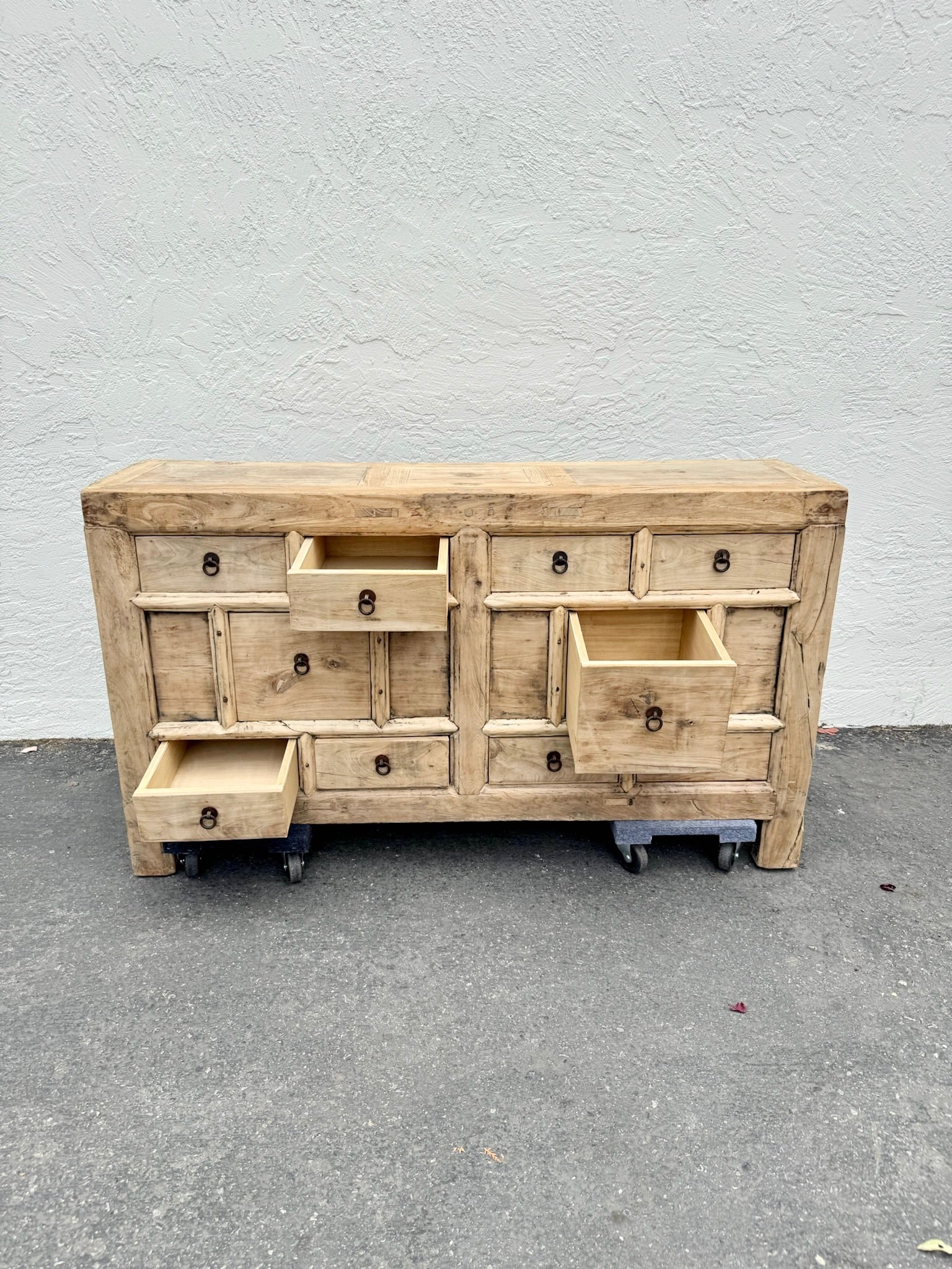 Vintage Chinese Grain Storage Cabinet Sideboard