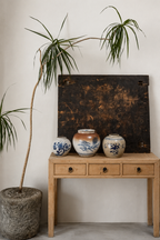 8 ft Dracaena Marginata With Vintage Stone Planter