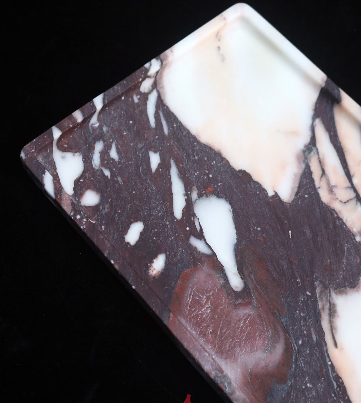 Italian Viola Marble Tray-- Various Style