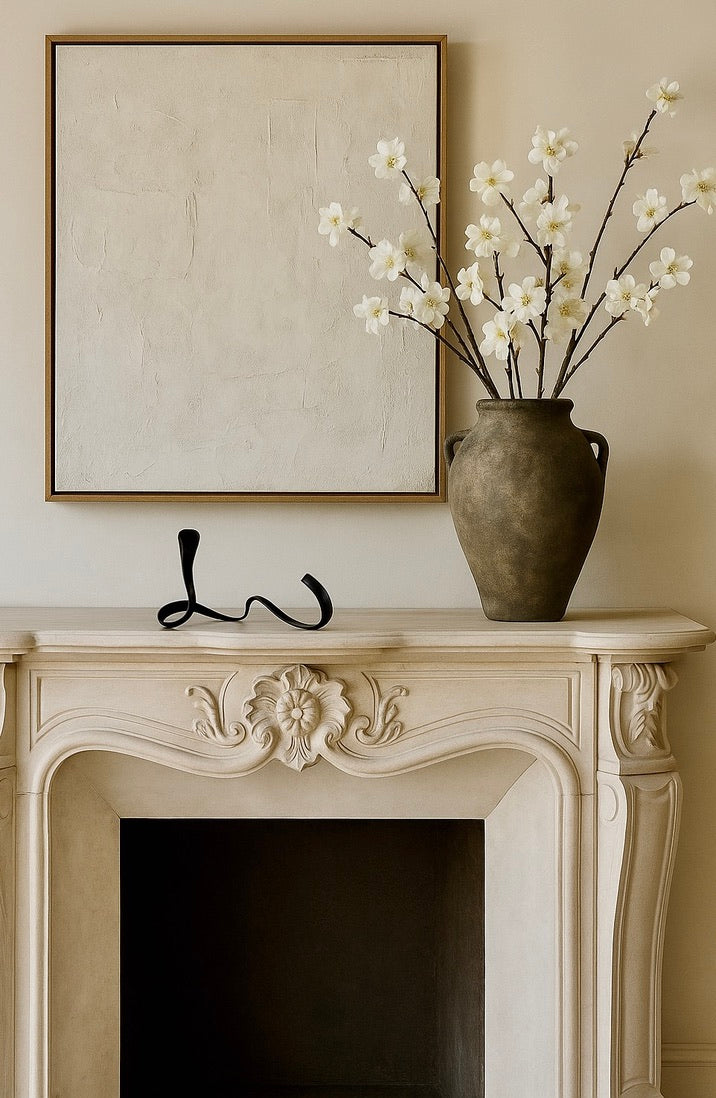 Wavy Iron Candle Holder