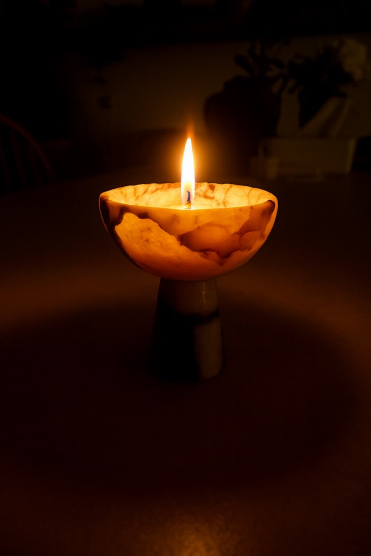 Marble Candle Holder