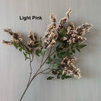 43'' Artificial Berry With Leaves--Multiple Colors