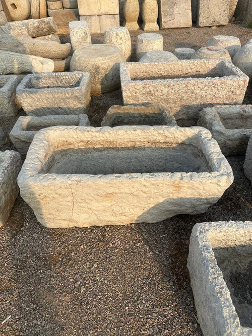 (Coming Soon)Lime Stone Troughs - Multiple Shapes