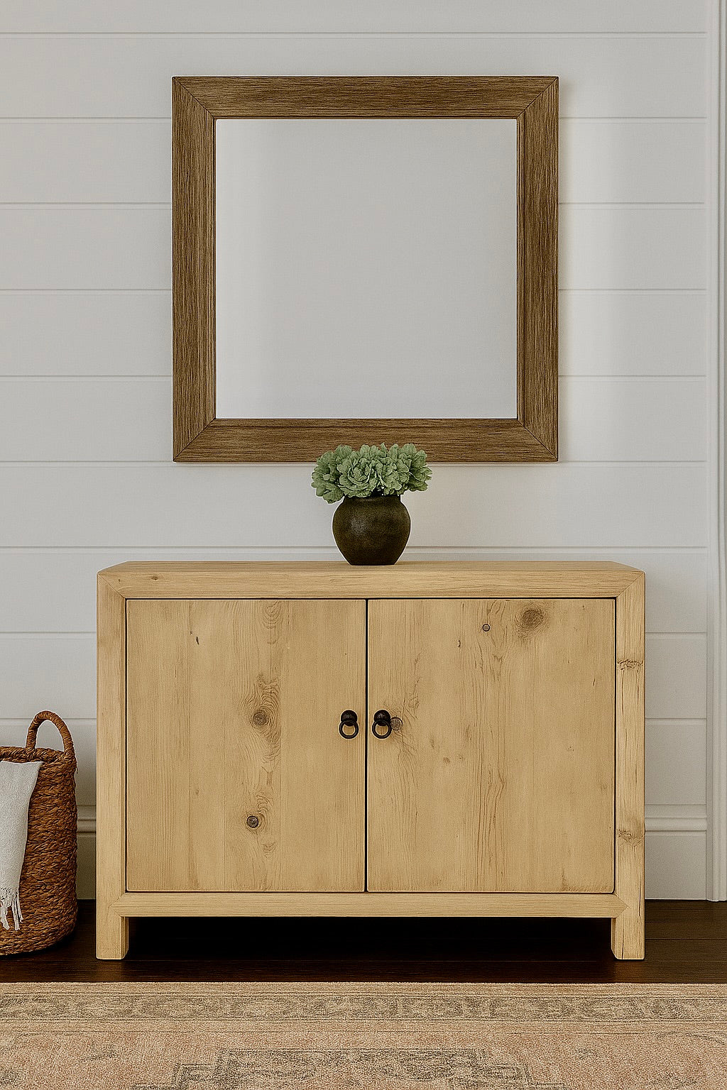 Sypress Vintage Reclaimed Wood Sideboard Cabinet