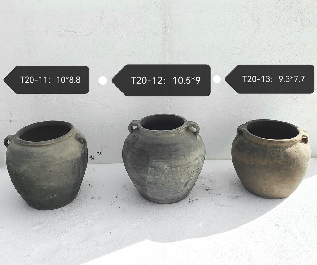 Vintage Rustic Clay Pot-Medium Size
