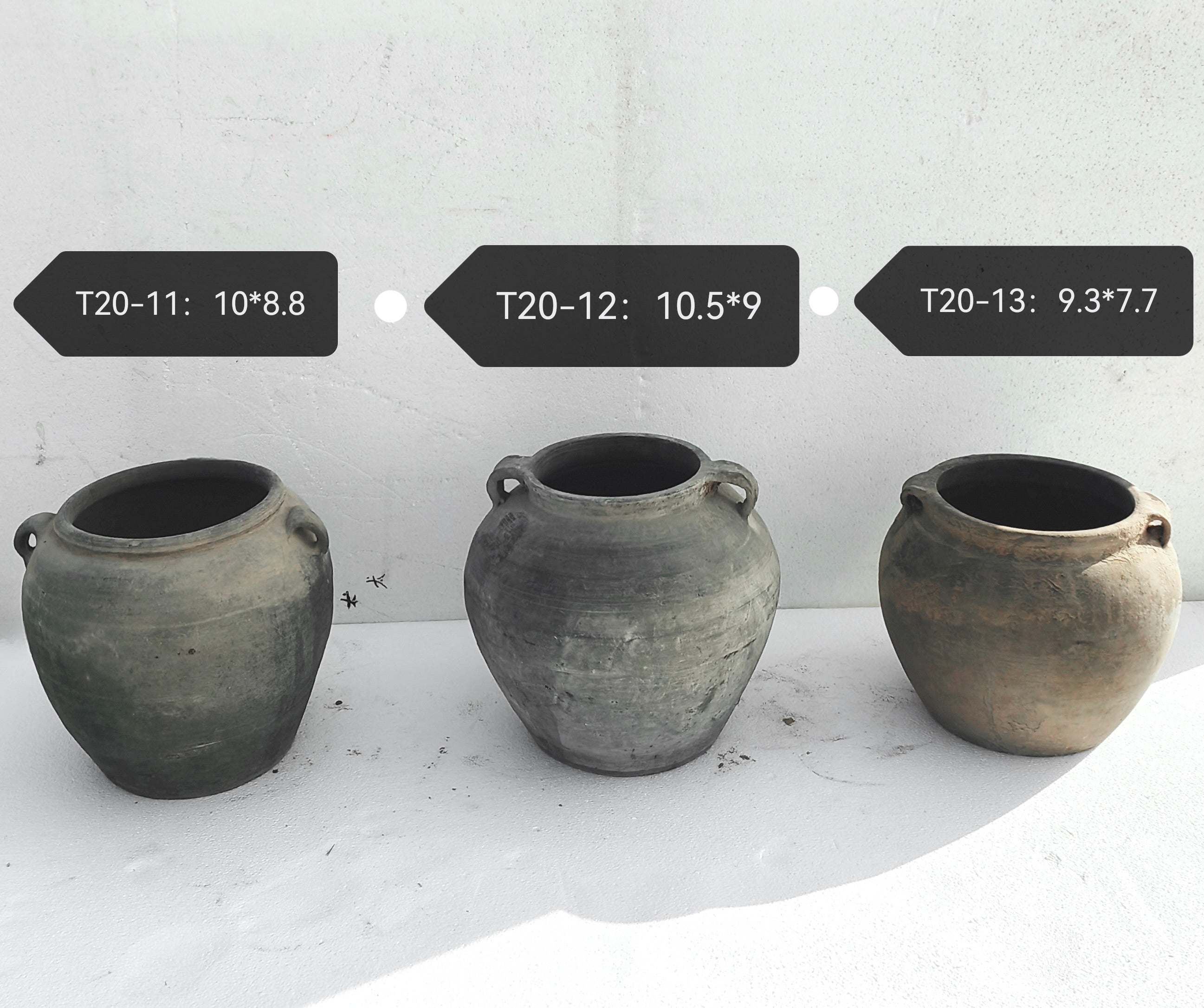 Vintage Rustic Clay Pot-Medium Size
