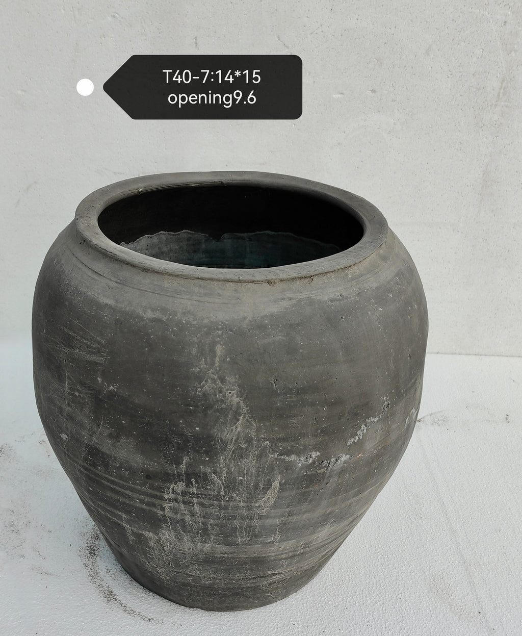 Vintage Rustic Clay Planter-XLarge