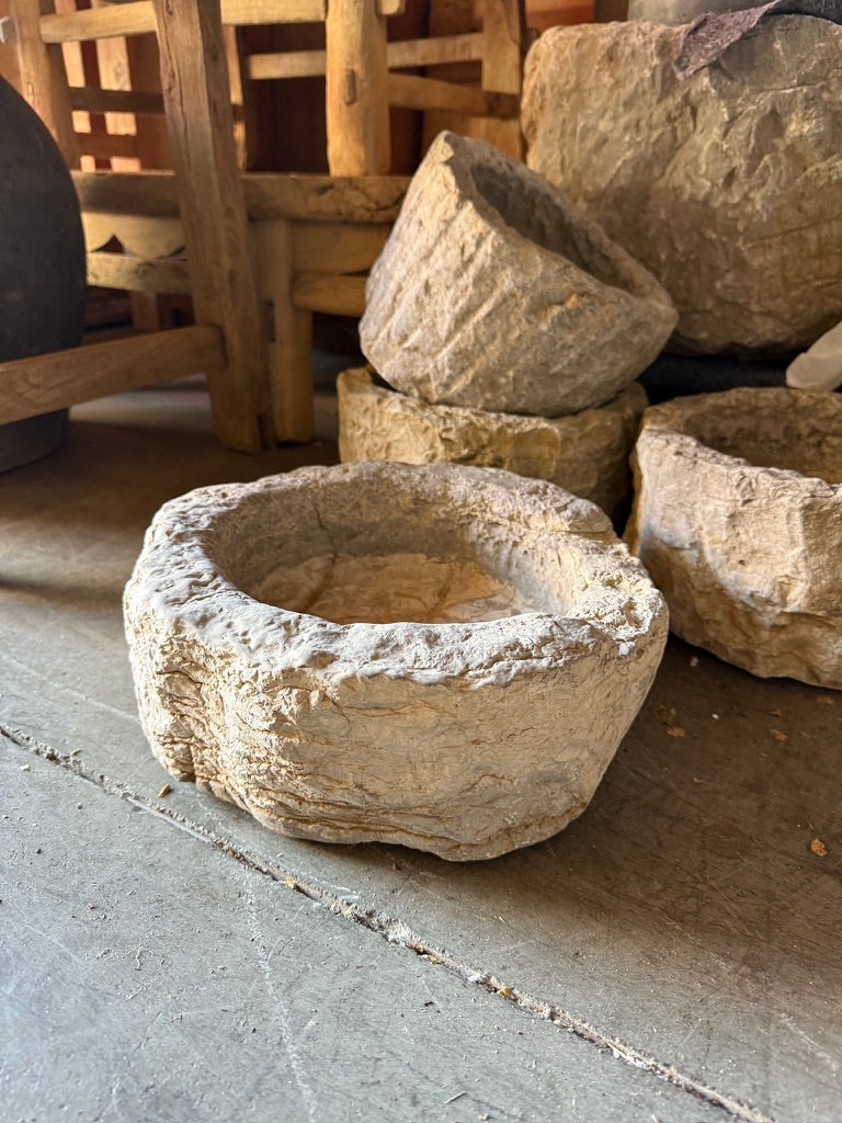 Vintage Stone Bowl Mortar