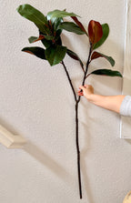41‘’Faux Magnolia Leaf Branch