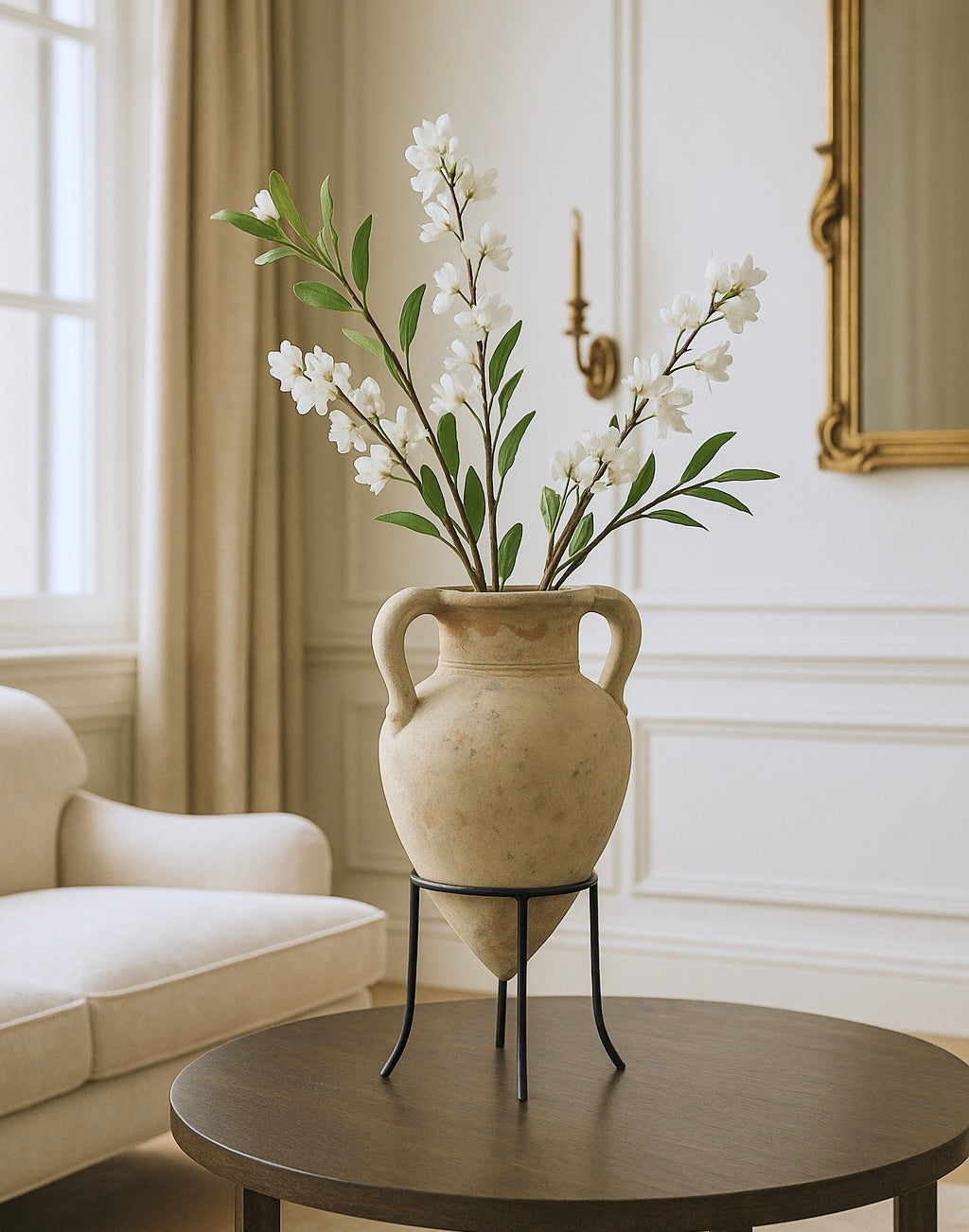 Wrought Iron Pot Holder - Various Sizes, Outdoor and Indoor