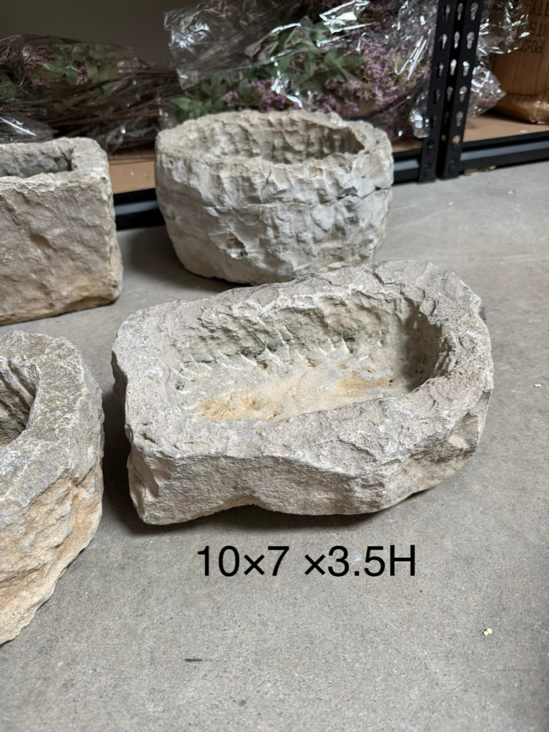 Vintage Stone Bowl Mortar
