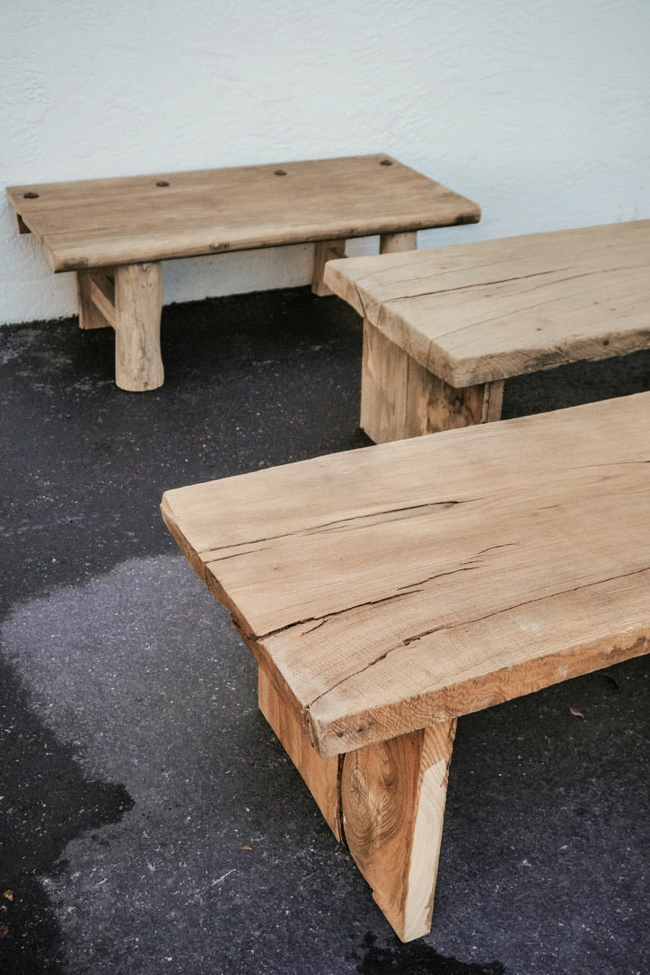 Monterey Vintage Coffee Table Reclaimed Elm Wood