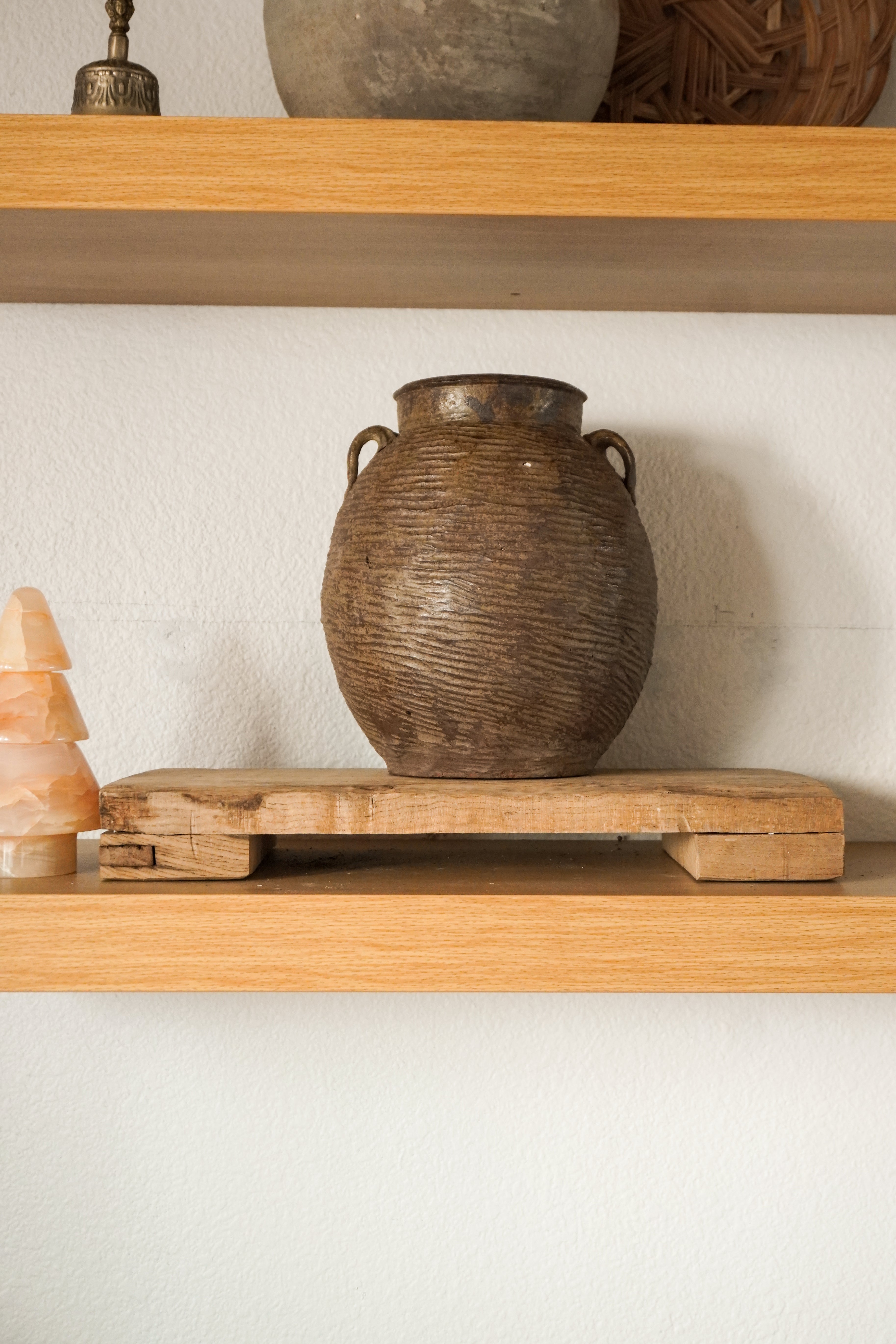 YunNan Vintage Brown Rustic Clay Pot --Multiple Sizes