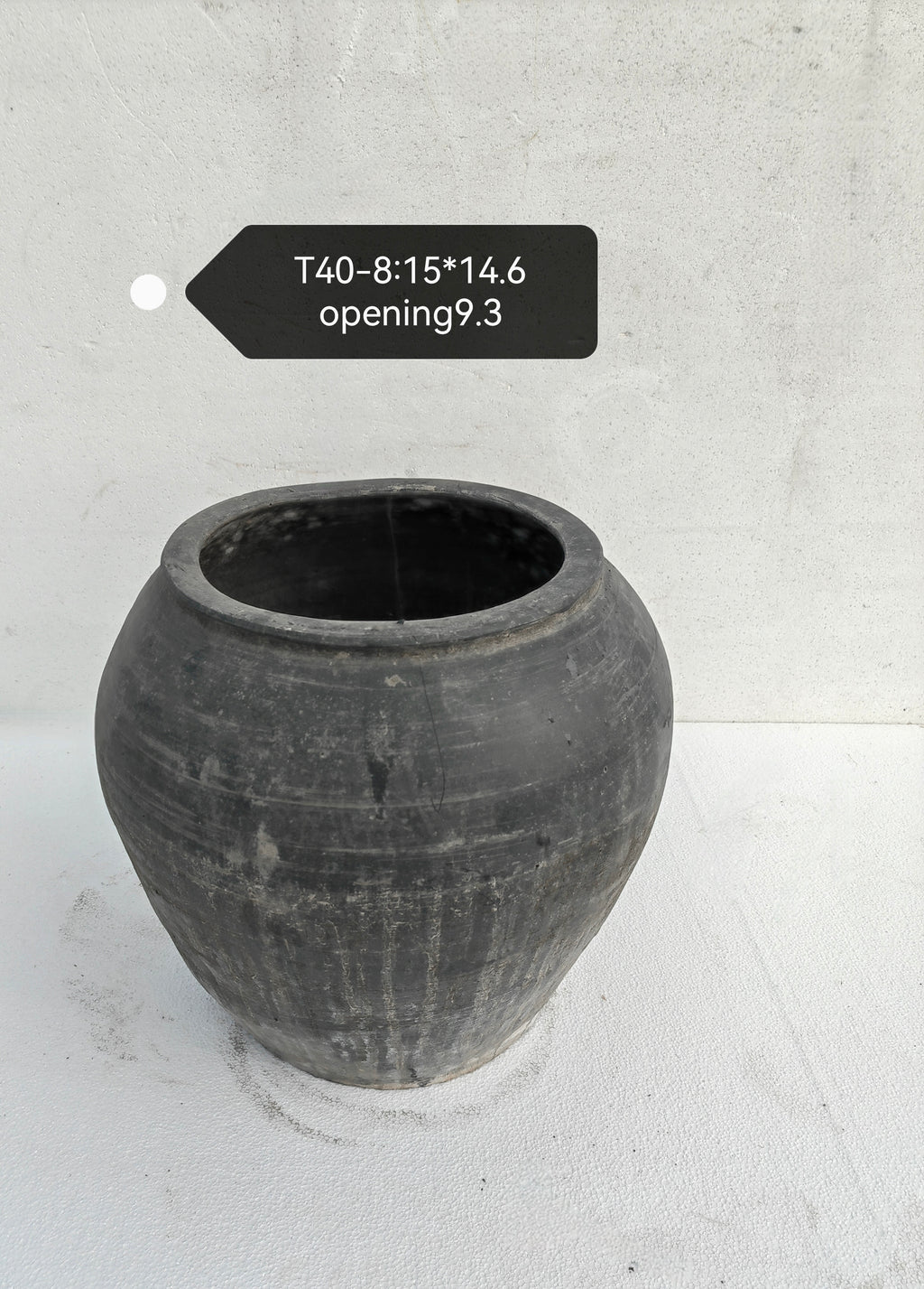 Vintage Rustic Clay Planter-XLarge