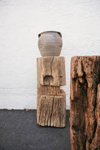 Antique Natural Tree Trunk Stool