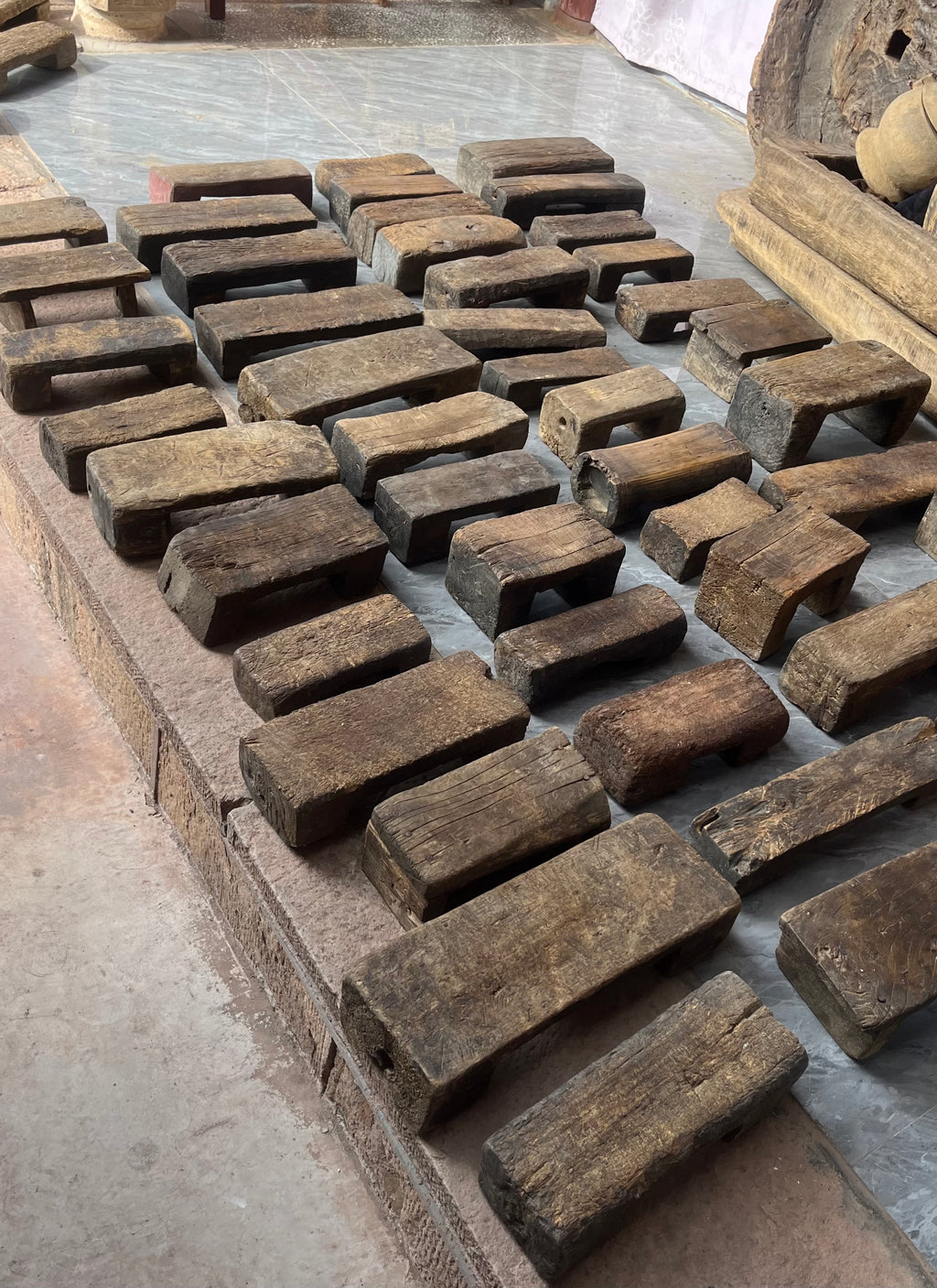 Antique Yunnan Fire Hearth Stool