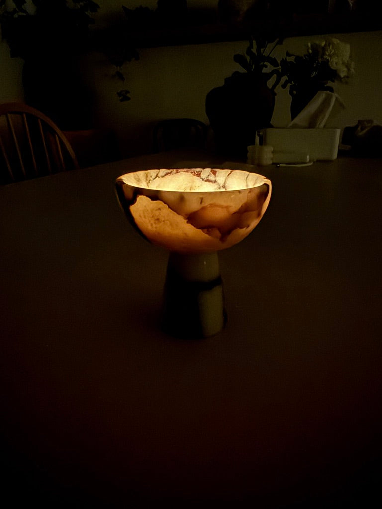 Marble Candle Holder