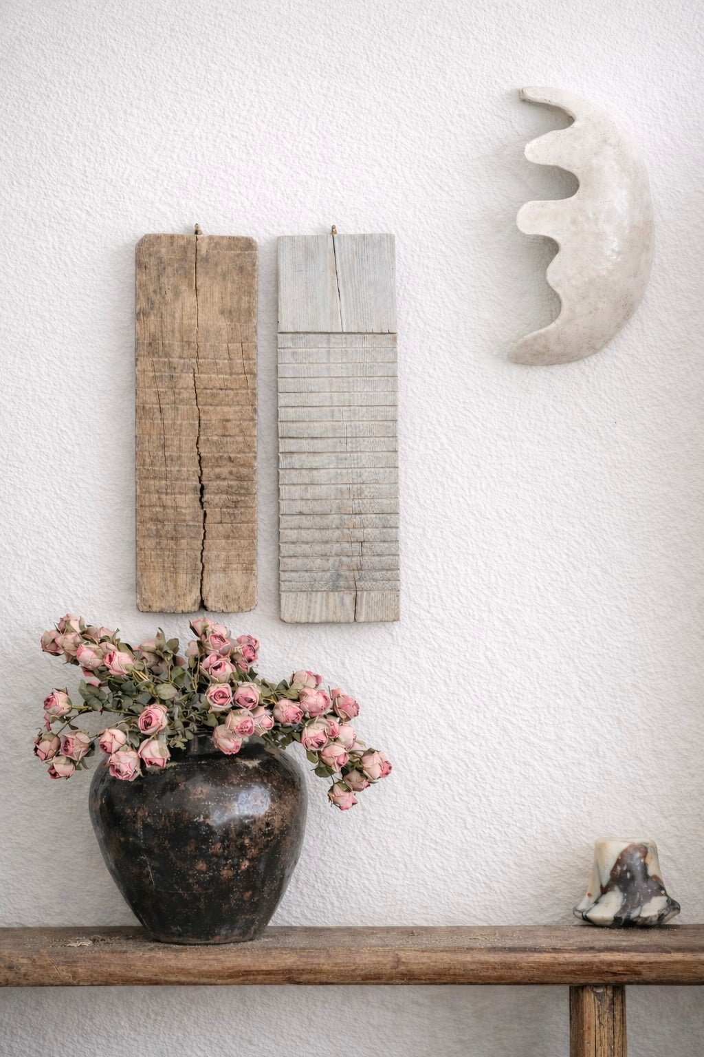 Vintage Chinese Wood Washboard