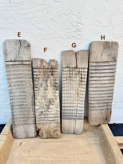 Vintage Chinese Wood Washboard