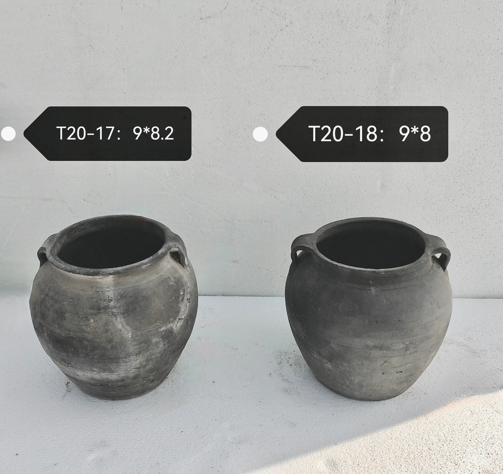 Vintage Rustic Clay Pot-Medium Size