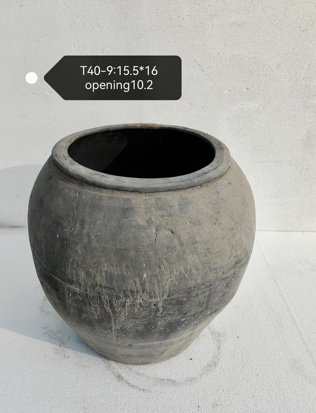 Vintage Rustic Clay Planter-XLarge