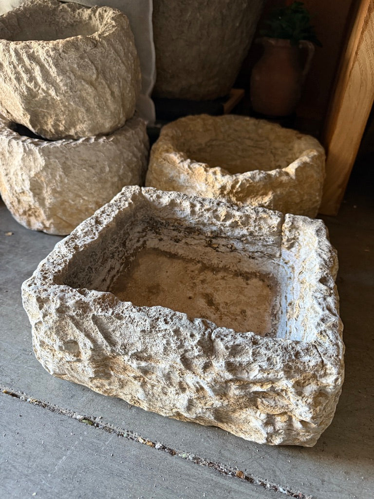Vintage Stone Bowl Mortar