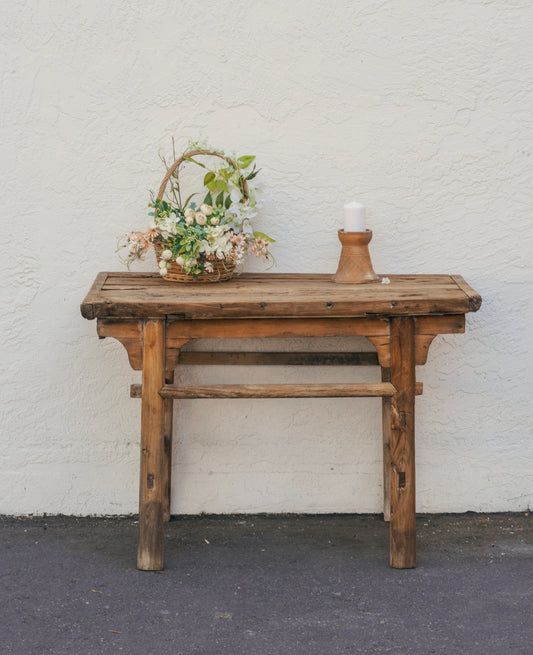 QingII Vintage Rustic Console Table