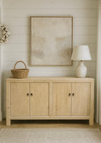 Ming Vintage Reclaimed Wood Sideboard Cabinet 4 Doors--2 size