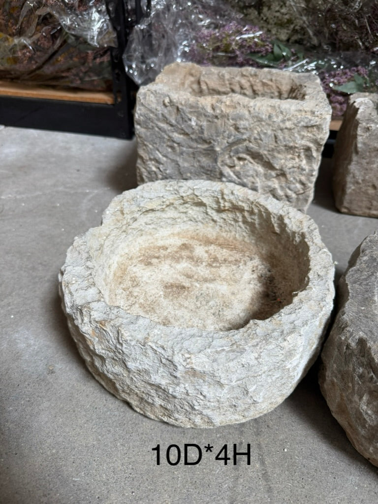 Vintage Stone Bowl Mortar
