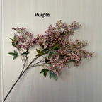 43'' Artificial Berry With Leaves--Multiple Colors