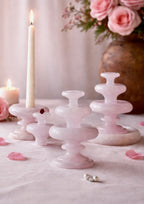 Pink Onyx Jewelry Holder,Marble Candle Holder
