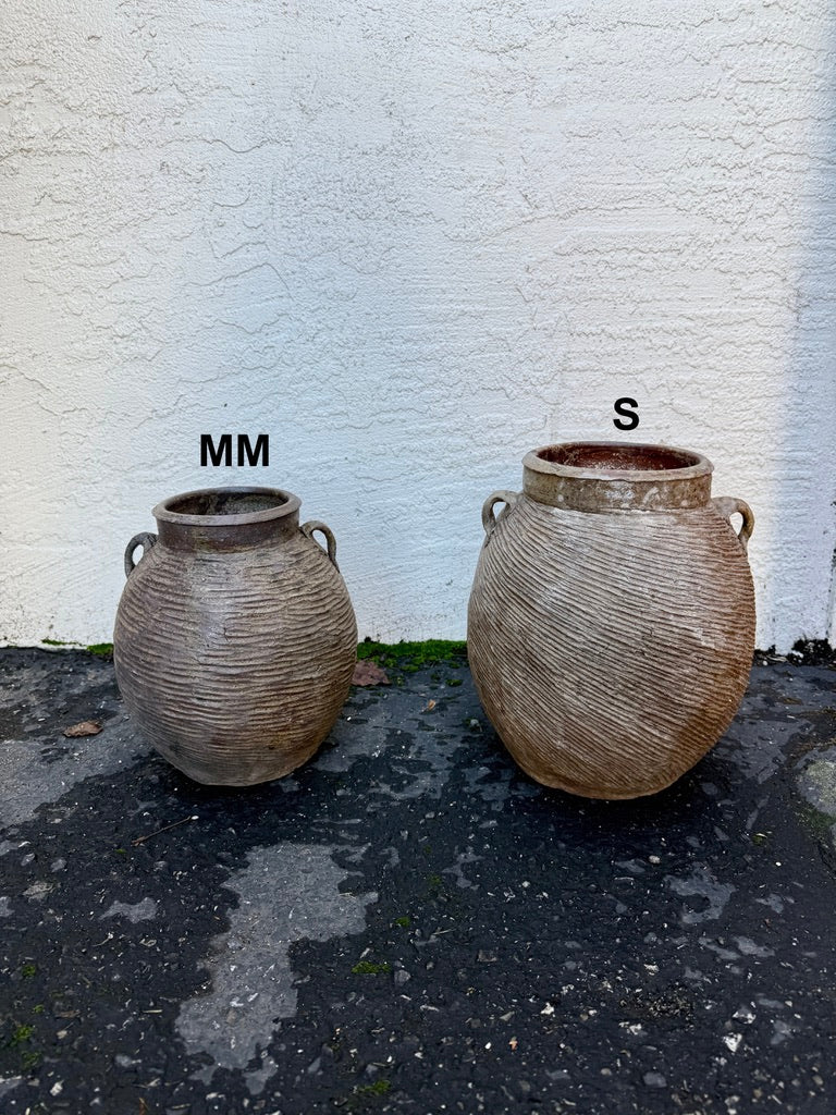 YunNan Vintage Brown Rustic Clay Pot --Multiple Sizes