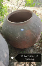 (Pre-order)Vintage Rustic Terracotta Brown Pot- XLarge