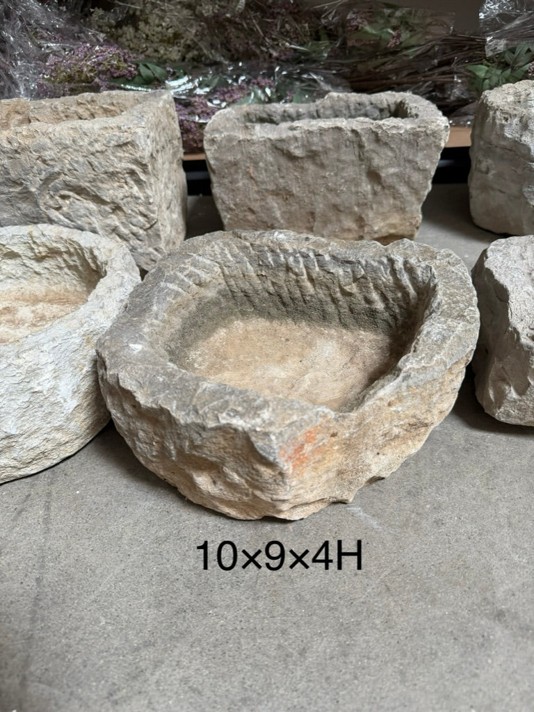 Vintage Stone Bowl Mortar