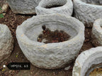 (Coming Soon)Vintage Stone Trough Planter -Round