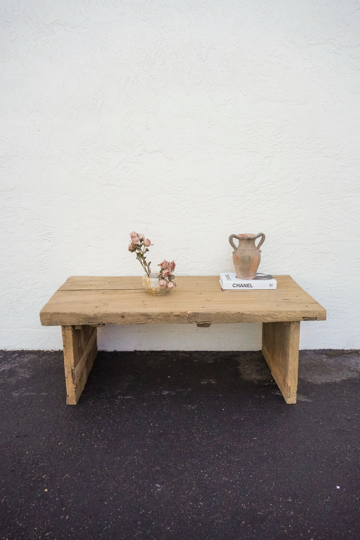 Monterey Vintage Coffee Table Reclaimed Elm Wood