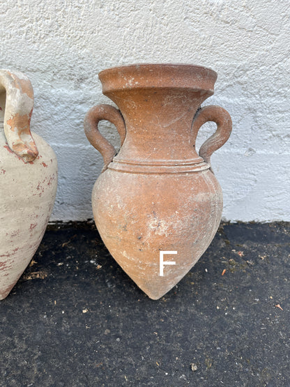 Vintage Handmade Pointy Amphorae Pottery