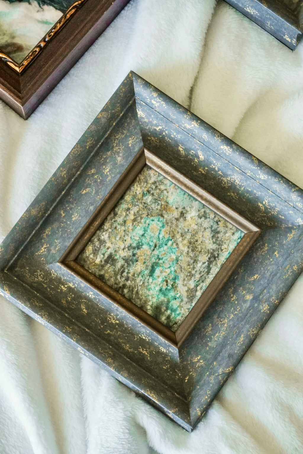 Small Marble Wall Artwork Collection--Green