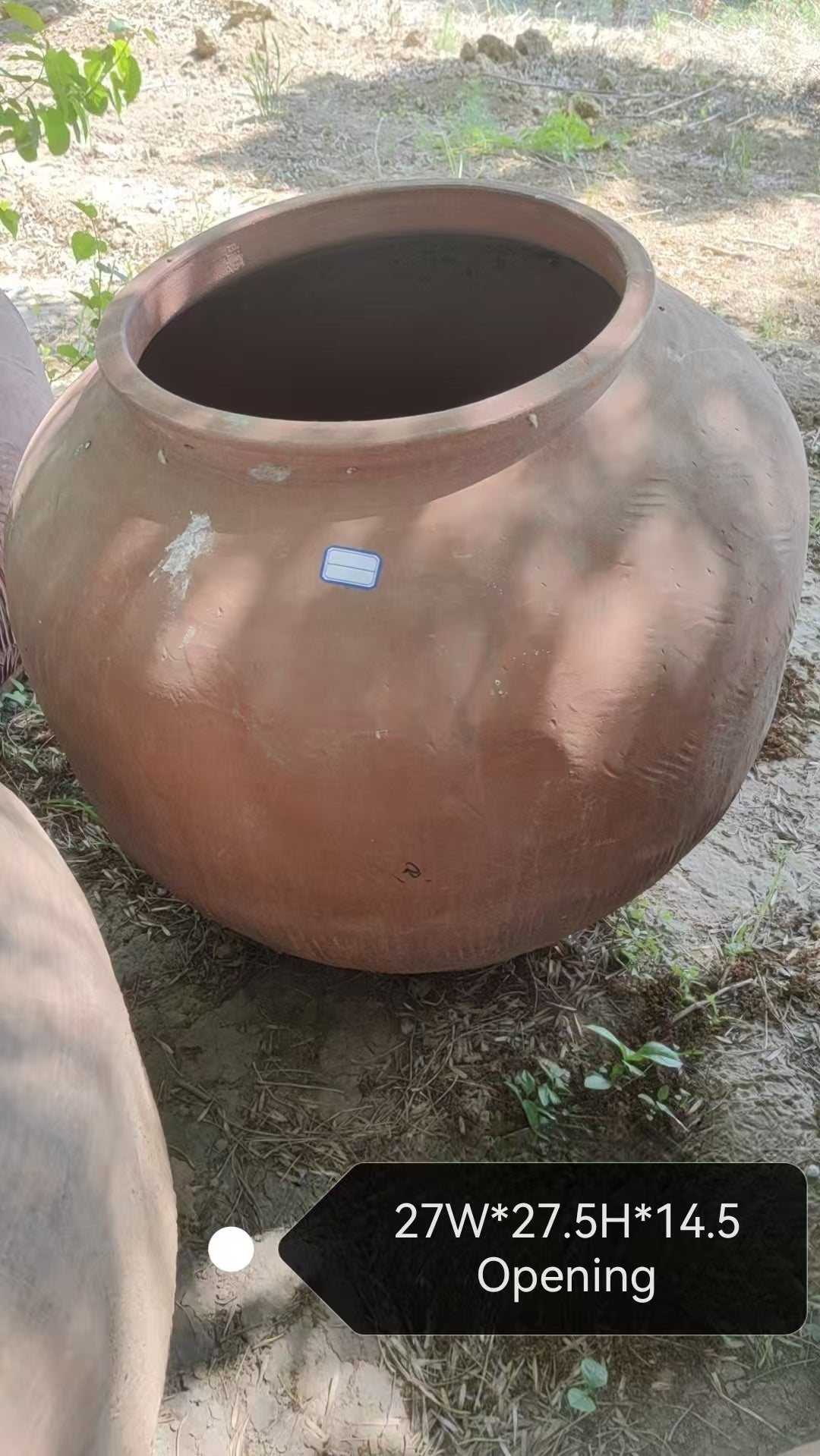 (Pre-order)Vintage Rustic Terracotta Brown Pot- XLarge