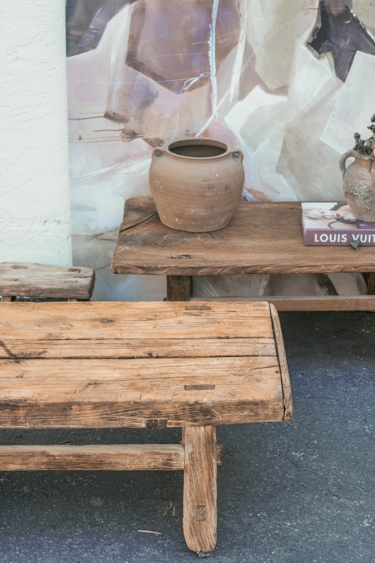 ShanXi II Vintage Elm Wood Coffee Table